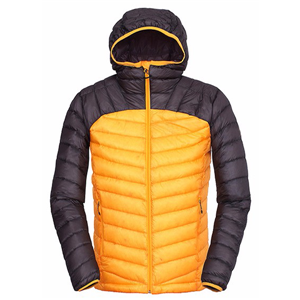Men's outdoor two-stone light down water resistant jacket