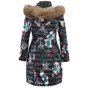 Women's down jacket plus size slim-fitting warm winter down parka
