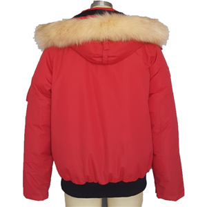 Men's winter thicken casual field jacket with removable hood