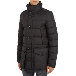 Men's down coat with fur hood with 90 down feather parka puffer jacket