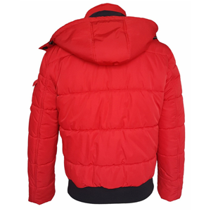 Men's winter removable hooded cotton padded jacket