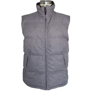 Men's stand collar quilted puffer outwear vest