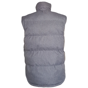 Men's stand collar quilted puffer outwear vest