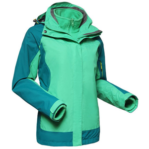 Women's waterproof outdoor 3 in 1 snowboarding warm fleece lined ski jacket