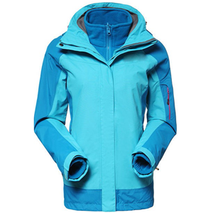 Women's waterproof outdoor 3 in 1 snowboarding warm fleece lined ski jacket