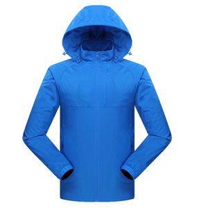 Men's removable hooded quick dry lightweight waterproof outdoor windbreaker jacket