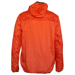 Men's polyester high breathable packable waterproof rain jacket
