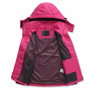 Women's mountaineer camping windproof waterproof rain coat