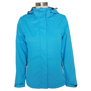 Women's outdoor hooded lightweight multifunctional waterproof climbing jacket