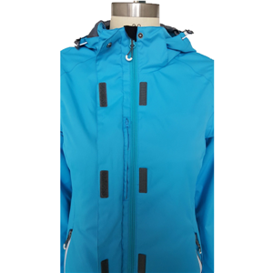 Women's outdoor hooded lightweight multifunctional waterproof climbing jacket