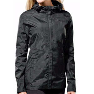 Women's active outdoor hooded cycling packable lightweight rain jacket