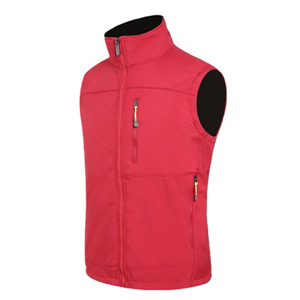 Men's windstopper zip up soft shell cycling gilet