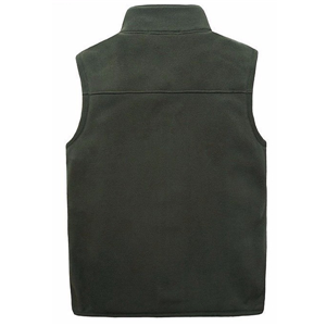 Men's high quality micro fleece zipper vest