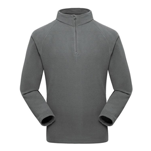 Men's half-zip lightweight fleece pullover