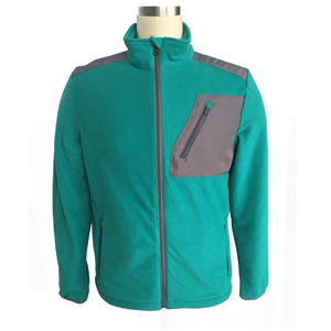 Men's thicken outdoor wear micro fleece jacket