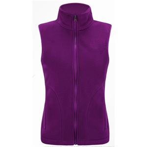 Women's fashion tailored fit anti-pilling fleece vest