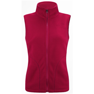 Women's fashion tailored fit anti-pilling fleece vest