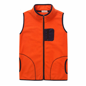 Big boy's warm micro fleece vest