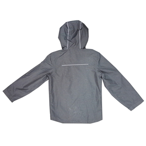 Boy's light waterproof windproof full-zip hooded breathable jacket