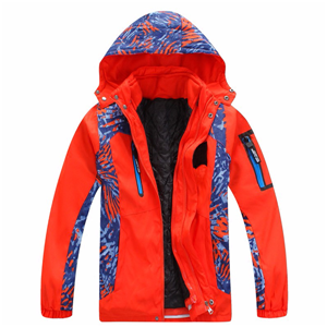 Boy's 3 in 1 system hooded warm coat with inner padded jacket