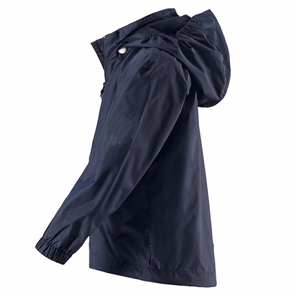 Kid's lightweight waterproof hooded breathable rain jacket