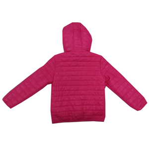 Girl's light weight puffer down hoodie jacket