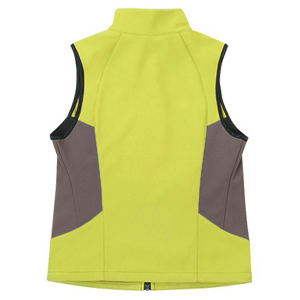 Women's 2 layer casual softshell bodywarmer sleeveless jacket