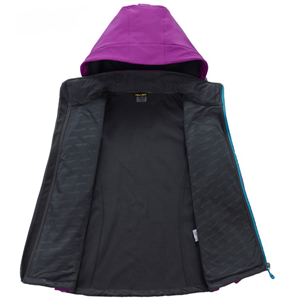 Women's popular outwear hiking softshell water repellent breathable jacket