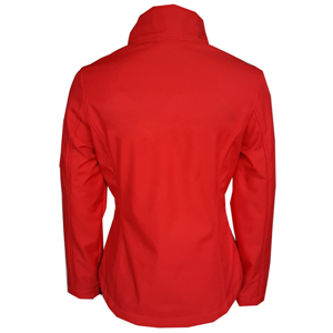 Women's slim fit outdoor front-zip windproof softshell jacket
