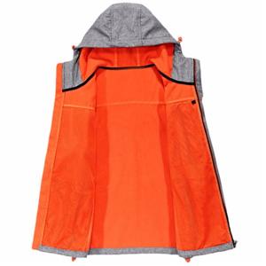 Men's casual hooded 2 layer softshell jacket outwear