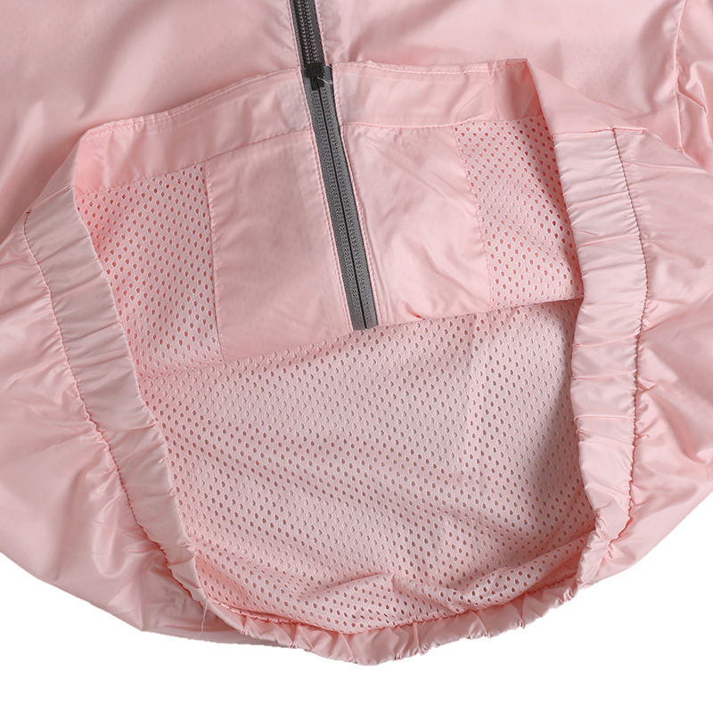 Women's color block drawstring jacket