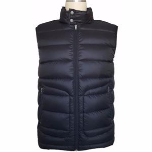 Men's winter quilted down sleeveless jacket