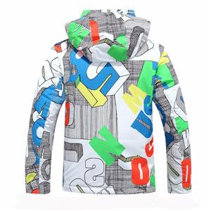 Kids outdoor winter clothing OEM colorful ski jacket