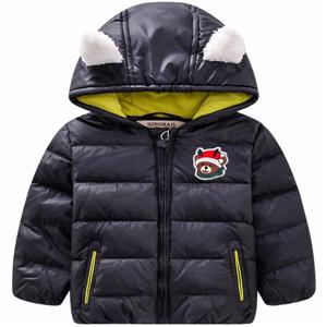 Custom fashion kids lightweight down coat cheap children duck down winter fleece lined jackets