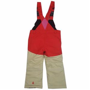 Girls outside reflective piping two -tone Ski wear bib trousers For Age 4-6 Years Old