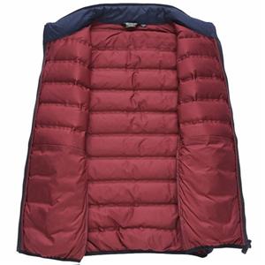 OEM men’s puffer duck down winter padded sleeveless jacket