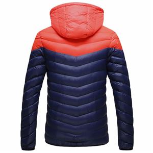 Women's branded two tone winter custom goose duck down feather jacket