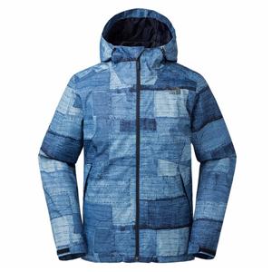 Men's lightweight outdoor printed waterproof jacket wholesale hooded sports rain coat