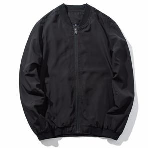 Wholesale custom men bomber jacket puffer windbreaker sports plain coat
