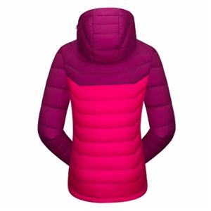 Women's ultra light down jacket winter feather weight ladies down hooded jacket