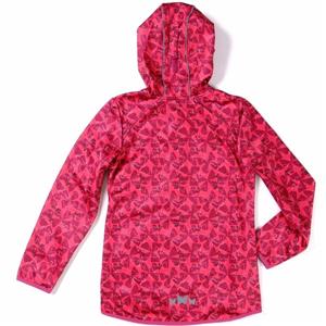 Big girl's high quality floral print windbreaker jacket outdoor