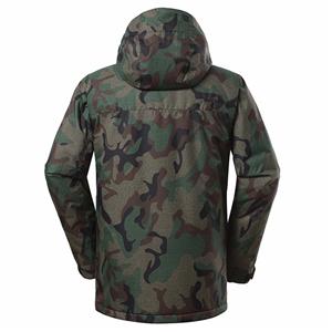 Customized wholesale mens camo ski snowboard jacket plus size