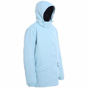Cheap waterproof melange ski jacket with plus size for women