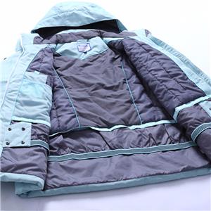 Cheap waterproof melange ski jacket with plus size for women