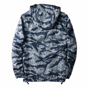 High quality wholesale camo overall waterproof pullover rain jackets for mens