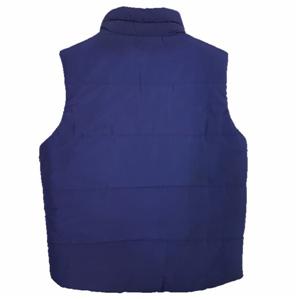 Customized design mens reversible padded cotton vest