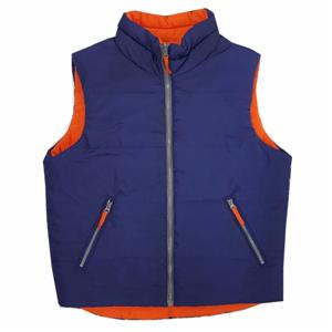 Customized design mens reversible padded cotton vest