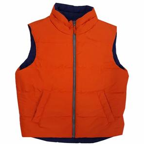 Customized design mens reversible padded cotton vest