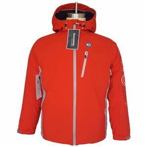 Mens wholesale custom cotton padded red winter jacket