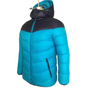 Outdoor fashion men's winter bubble duck down jacket with hood